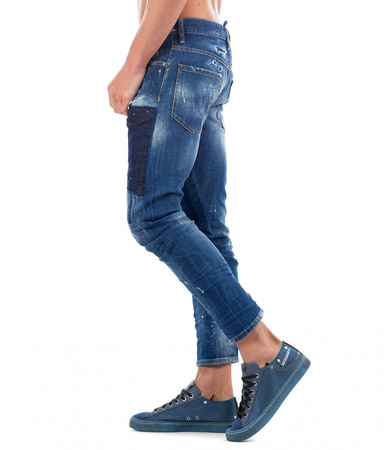 DSQUARED²  M.B.Jean Herren Men Jeans Hose Made in Italy Blau Blue