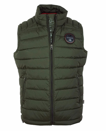 NAPAPIJRI Abee Vest Herren Men Weste Gilet Dunkelgrün Dark Green 