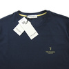TRUSSARDI Collection Latina Herren Men T-Shirt Kurzarm Dunkelblau Navy NEU NEW