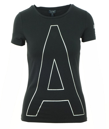 ARMANI JEANS C5H54 Damen Women T-Shirt Dunkelblau-Navy Zahl 9 Hinten