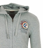 NAPAPIJRI Bandy Herren Men Kapuzenpullover Hoodie Sweatjacke Sweatshirt Grau
