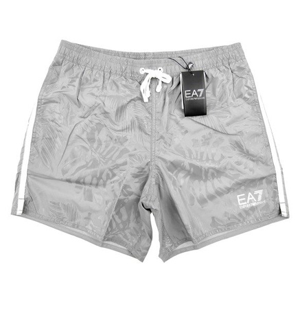 EMPORIO ARMANI EA7 5A724 Herren Men Badeshorts Kurz Hose Badehose Beachwear Grau